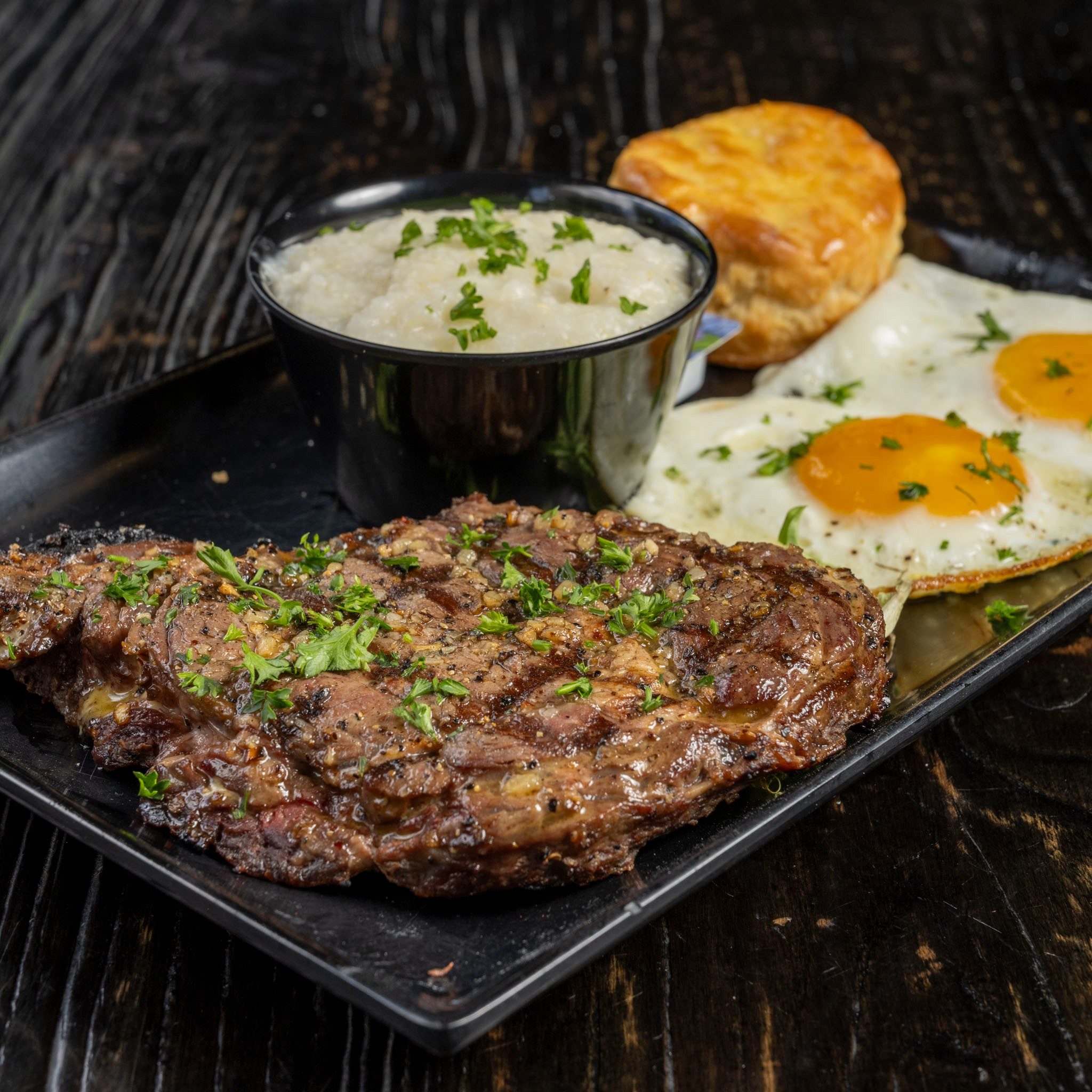Steak & Eggs.