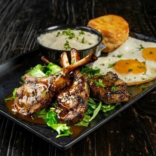 Lamb Chops & Eggs