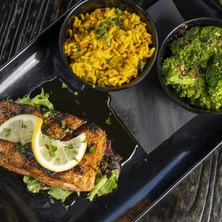 Honey Bourbon Salmon